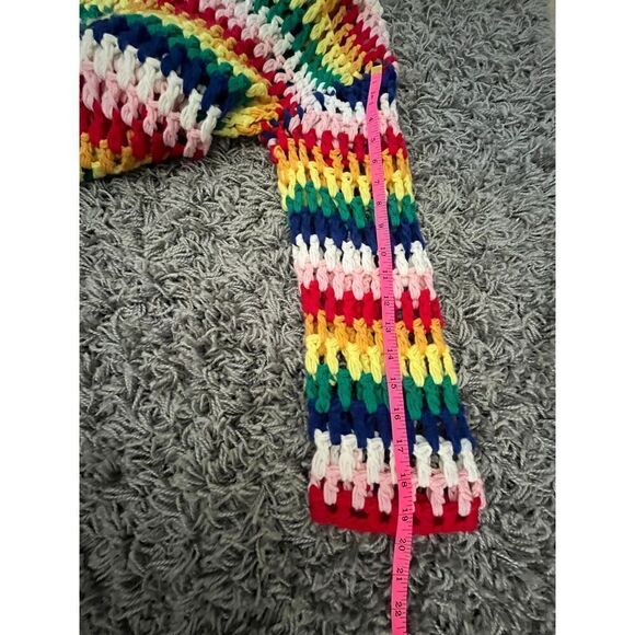 DARAH DAHL Rainbow Loose Knit Sweater - Picture 7 of 10